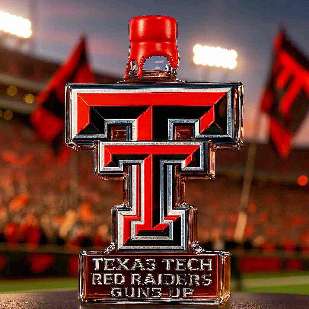 TEXAS TECH Red Raiders Limited Edition Collector’s Whiskey Bottle