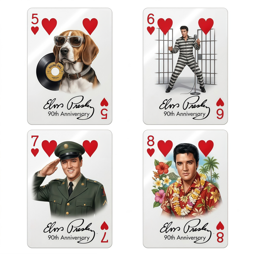 Elvis Presley 90th Anniversary Commemorative Playing Cards