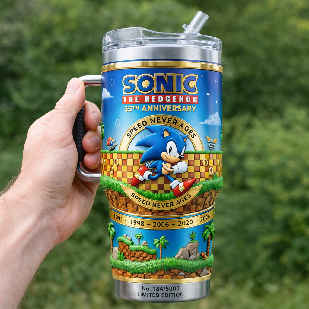 Sonic 35th Anniversary Collector Tumbler