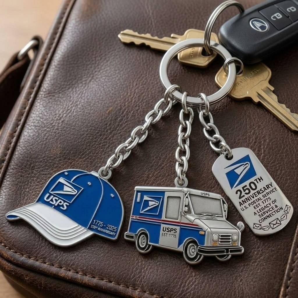 📬USPS 250th Anniversary Keychain