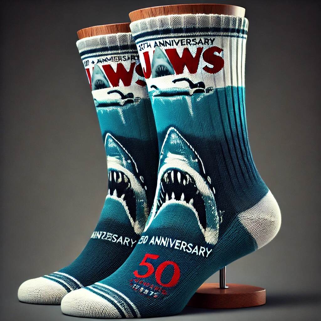 Jaws 50th Anniversary Socks