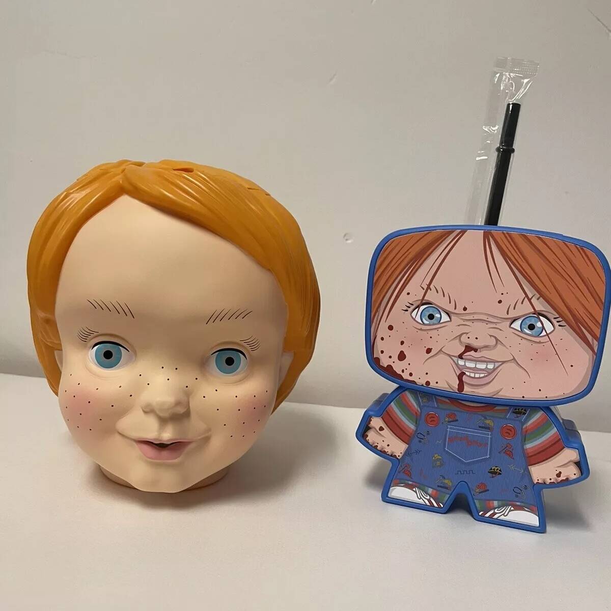 Cinemark Horror Set Chucky And Pennywise Popcorn Bucket Bundle