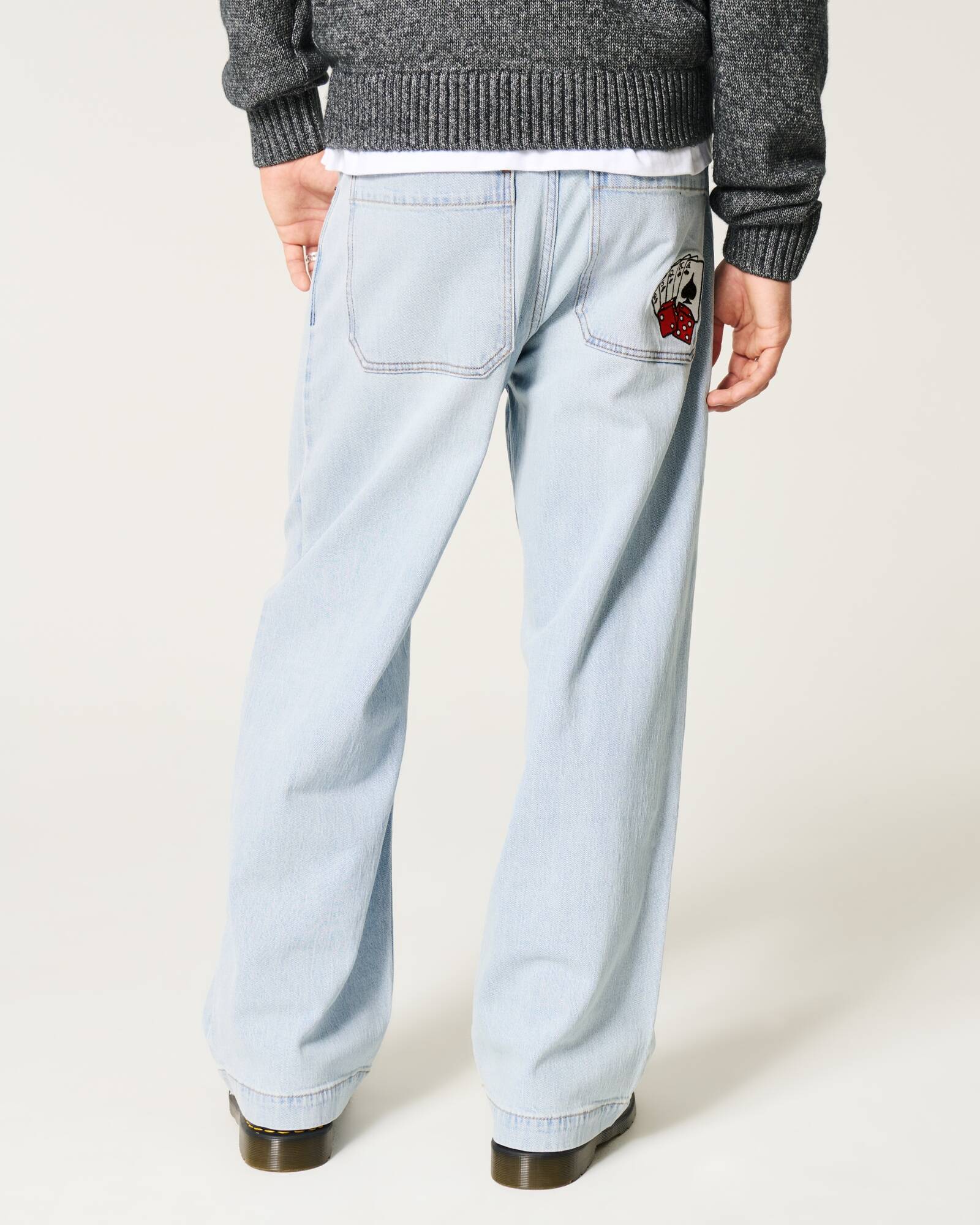 Medium Wash Super Baggy Jeans