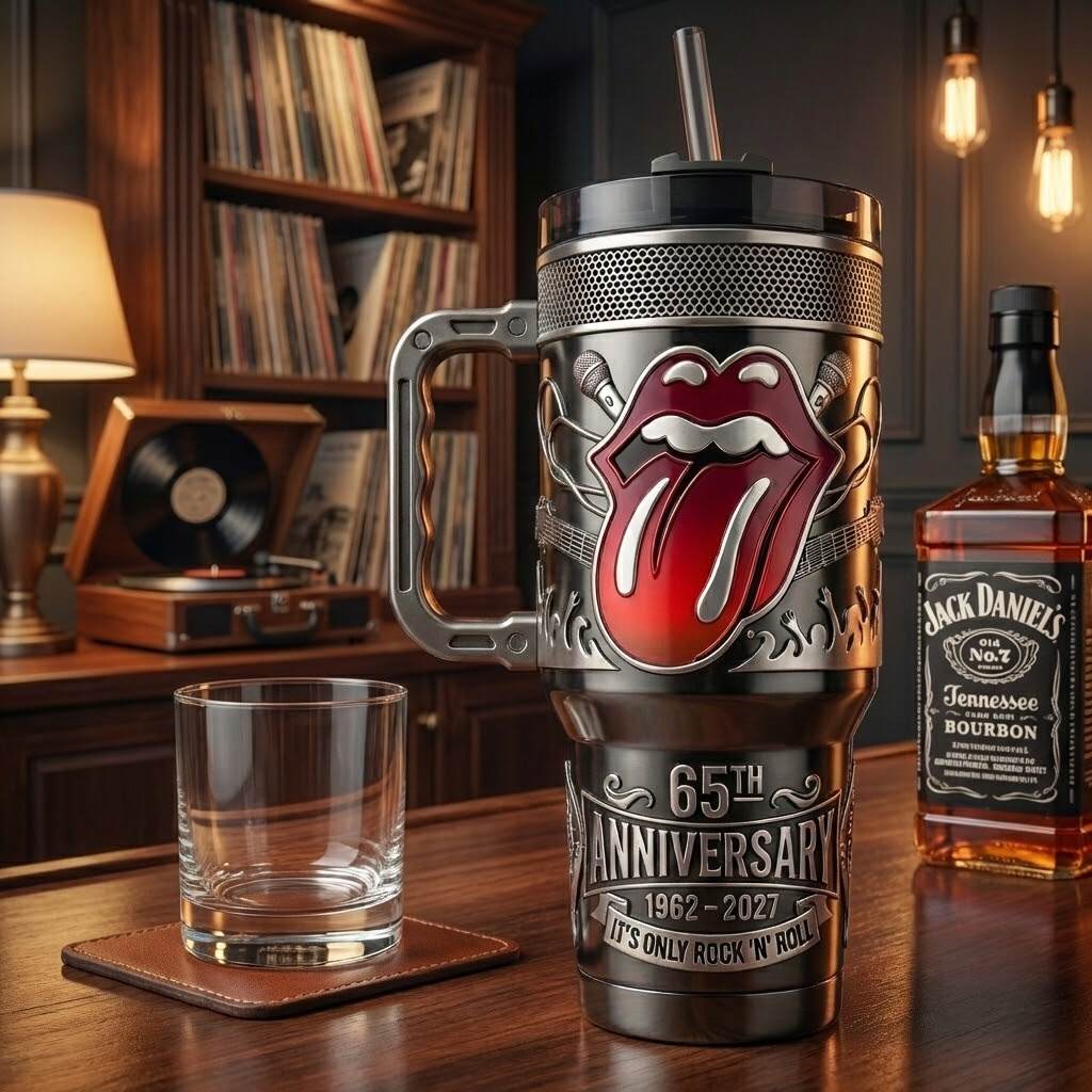 The Rolling Stones 65th Anniversary Commemorative Tumbler