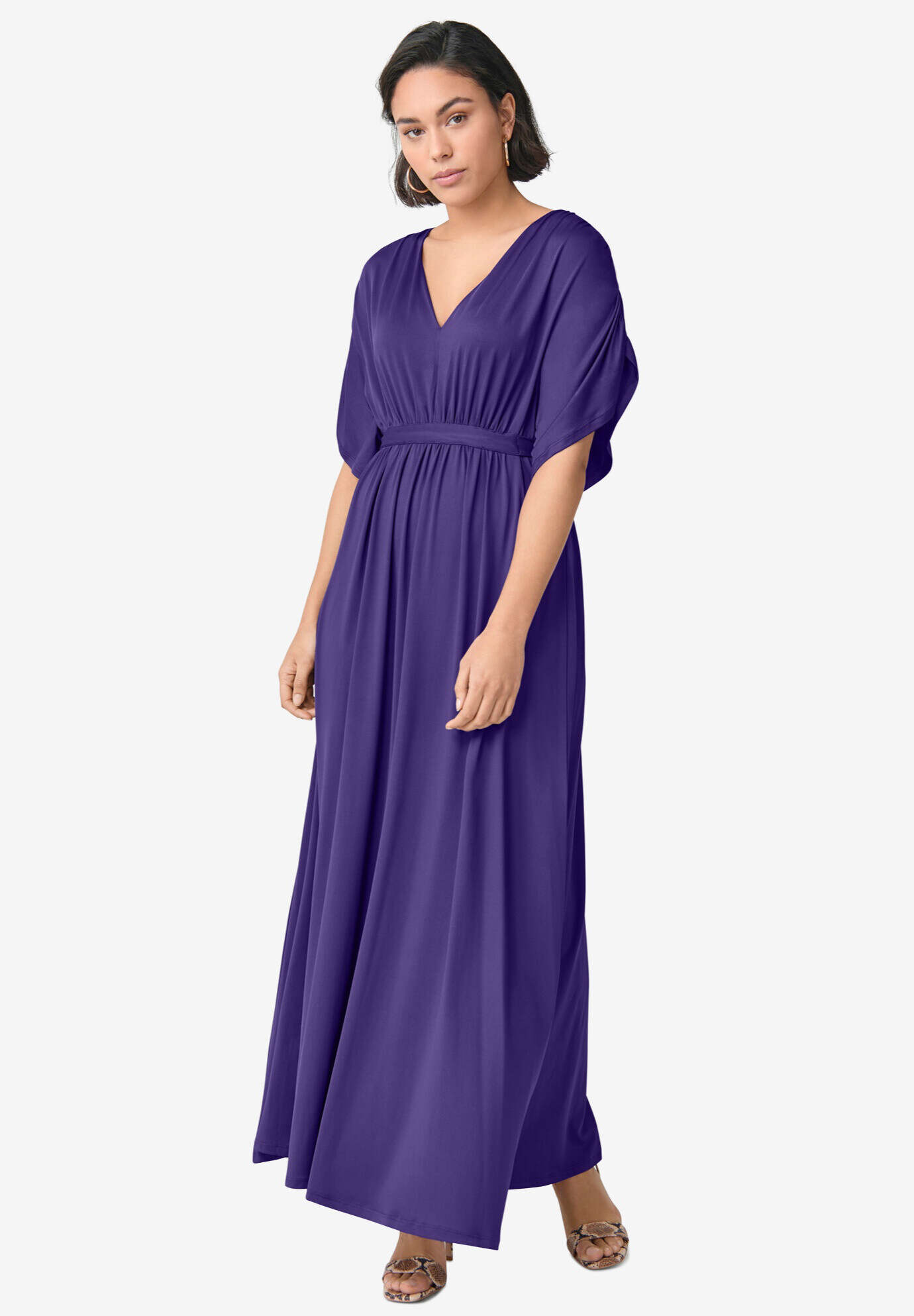 Knit Tie-Back Maxi