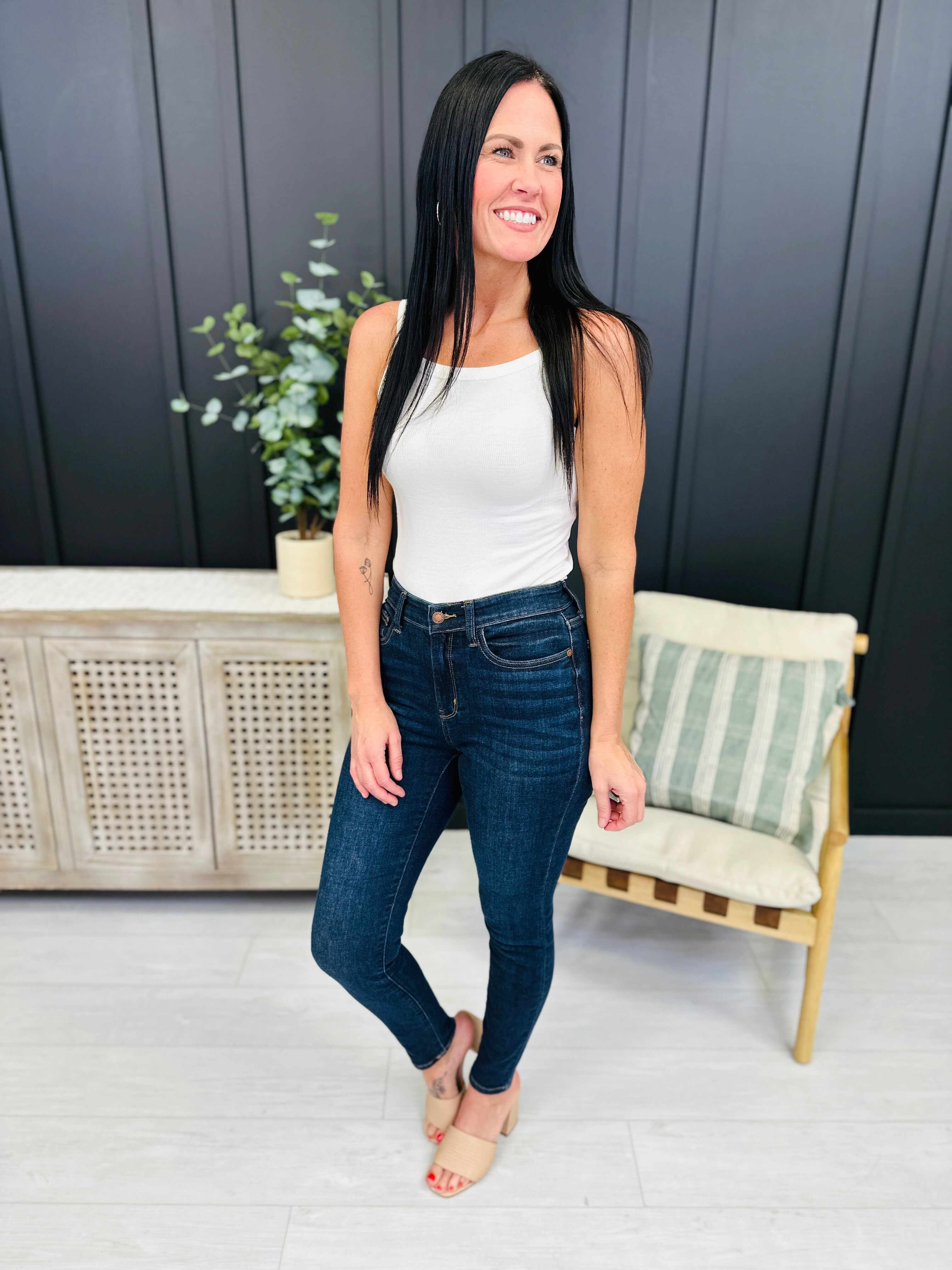 Restock! BEST SELLER! PLUS/REG The Holy Grail of Nondistressed Skinny Jeans
