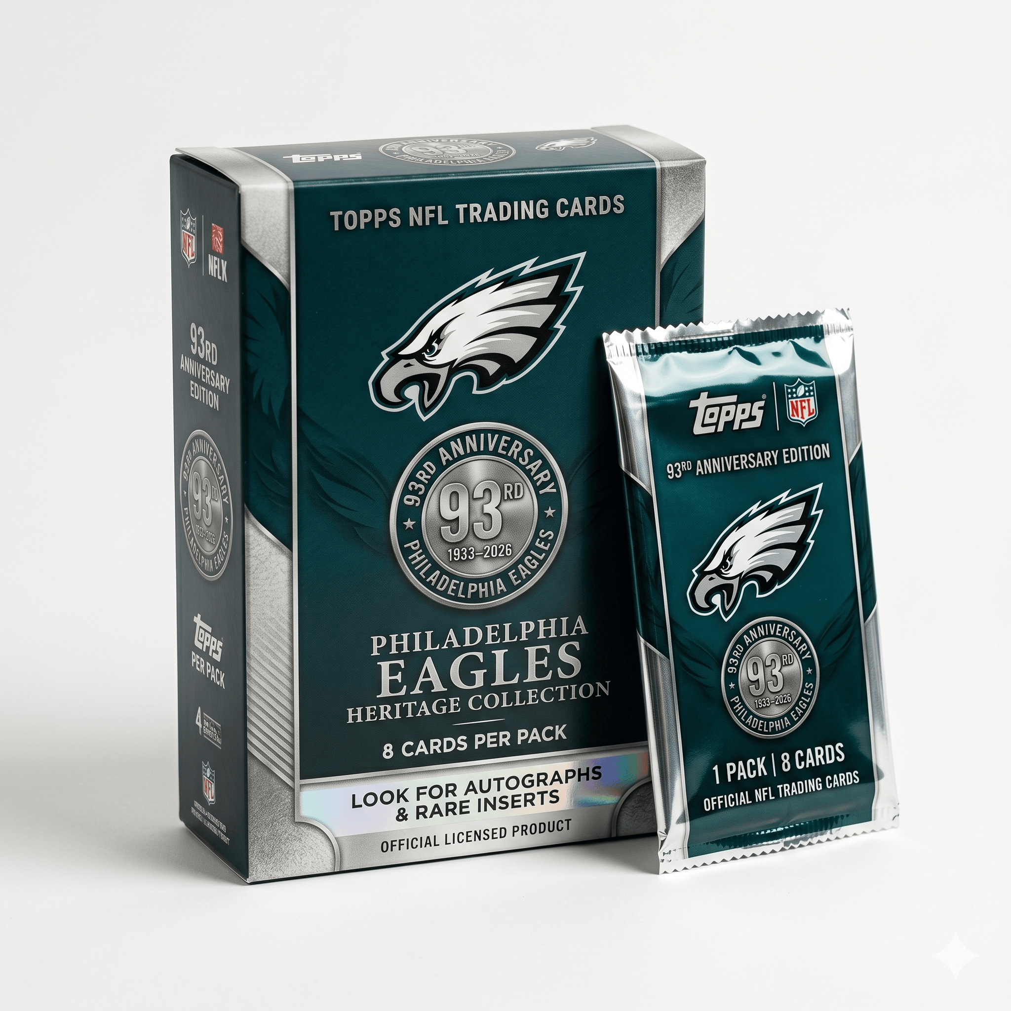 2026 Philadelphia Eagles 93rd Anniversary Hobby Box