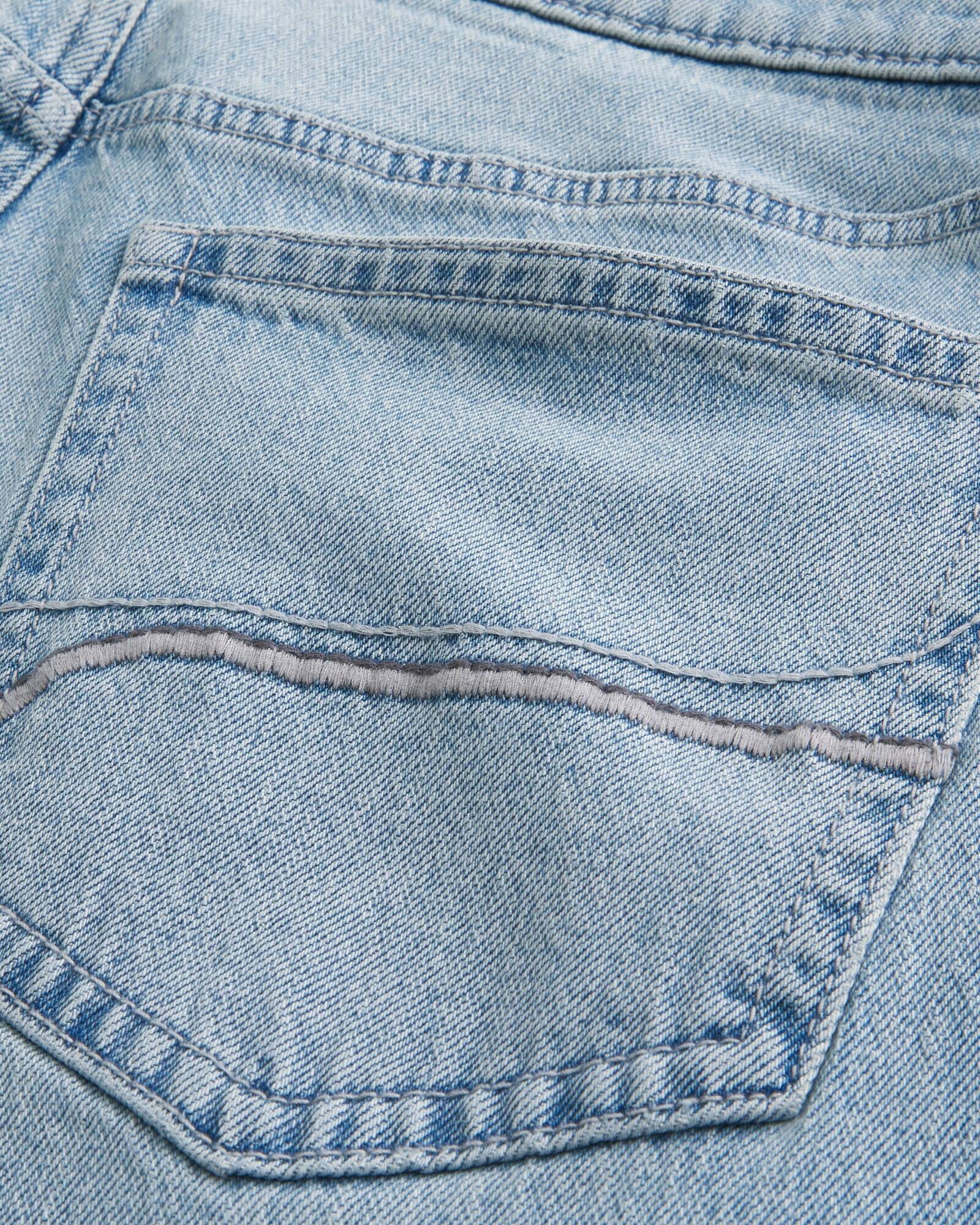 Railroad Stripe Baggy Painter Jeans