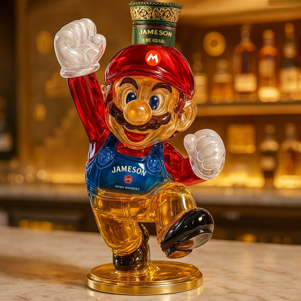 Superhero Whiskey Bottle