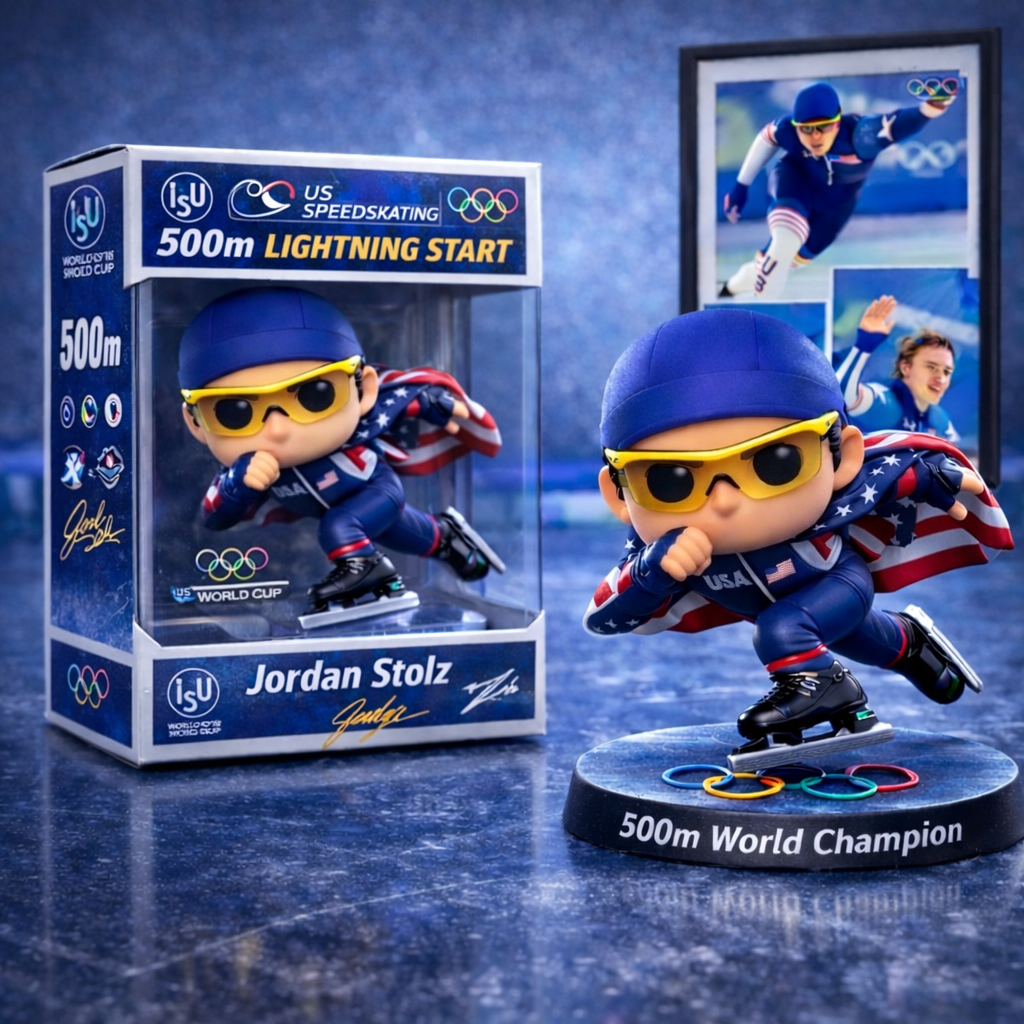 Jordan Stolz – Double Gold Dominance 500m & 1000m Elite Edition