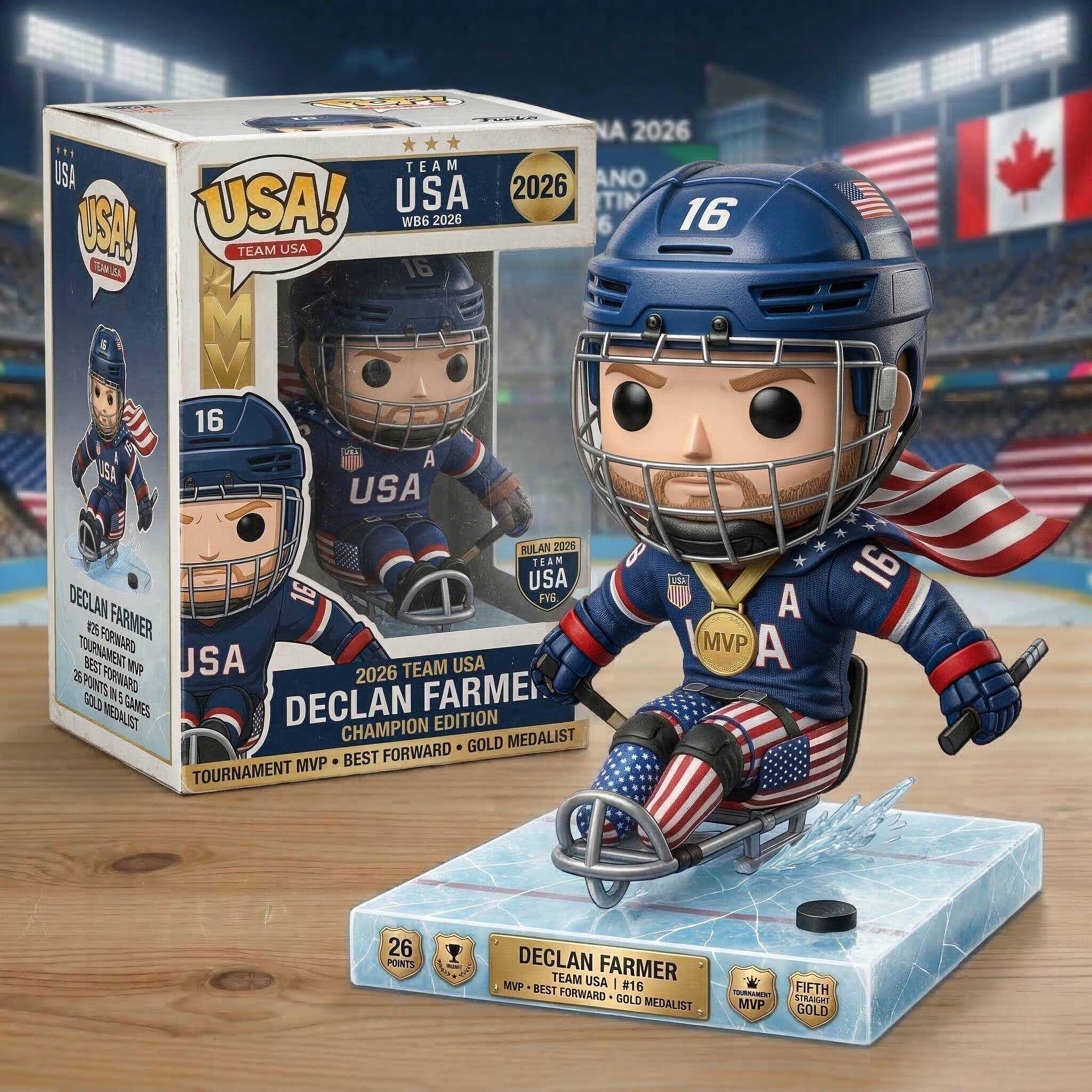 2026 Team USA Para Ice Hockey Champion Series Pop! Figure