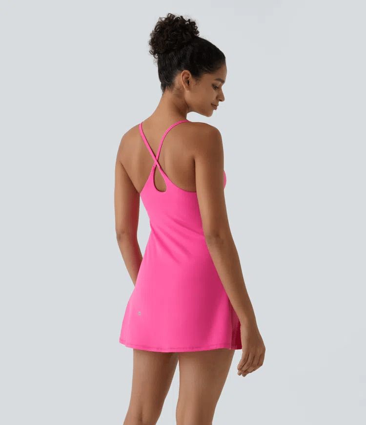 🔥Flash Sale🔥Softlyzero Plush Backless Active Dress-Easy Peezy