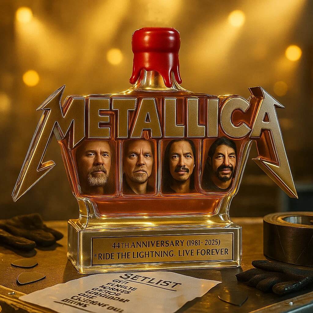 Metallica Limited Edition Whisky Bottle