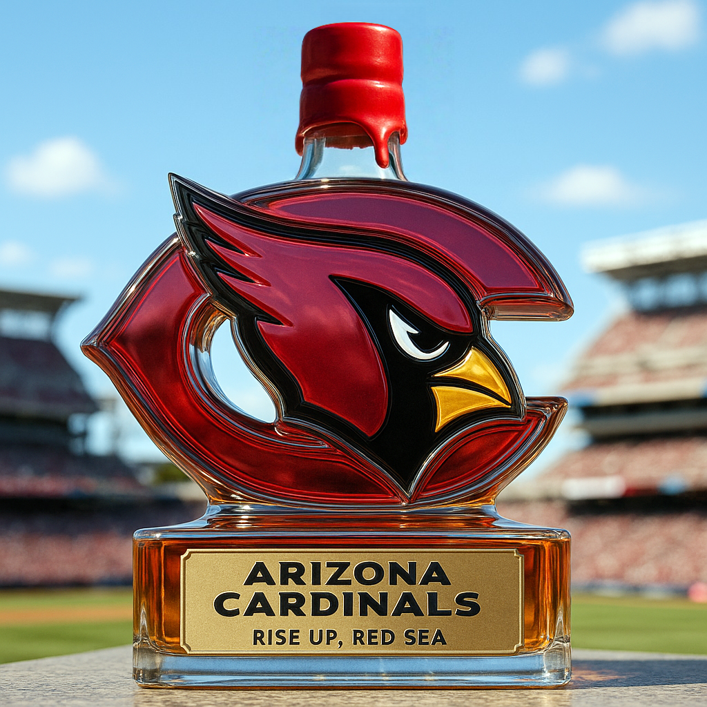 Arizona Cardinals Limited Edition Whiskey Bottle