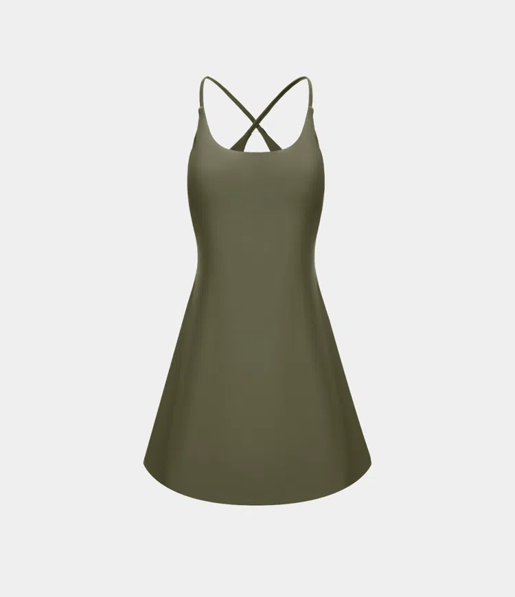 🔥Flash Sale🔥Softlyzero Plush Backless Active Dress-Easy Peezy