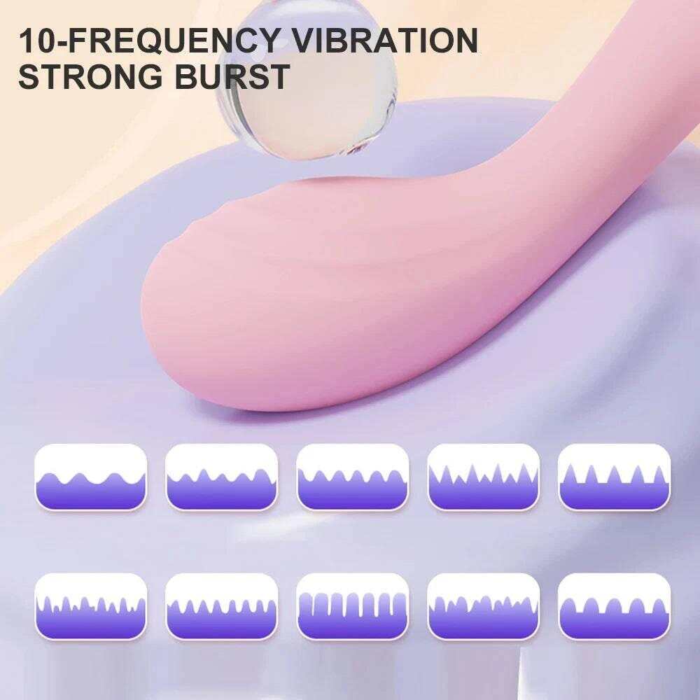 Powerful G-Spot & Clitoral Magic Wand Vibrator – Female Masturbator for Ultimate Stimulation