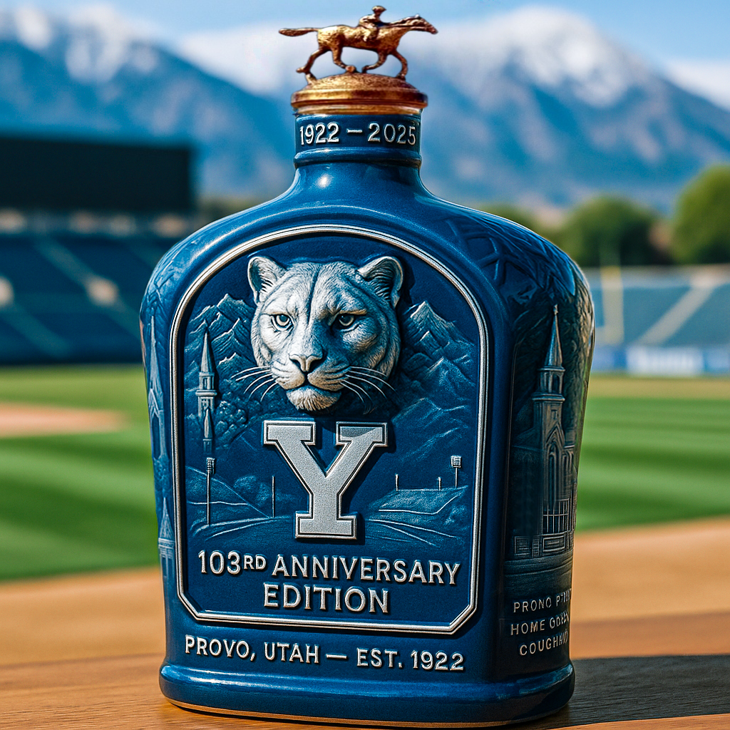 BYU 103th Anniversary Whiskey Bottle