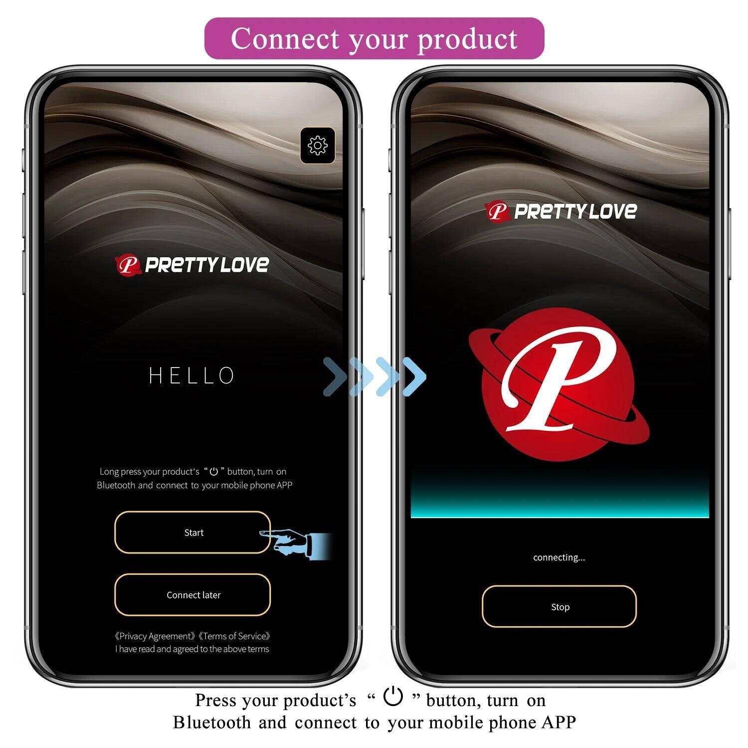 Pretty Love Bluetooth Wireless Vibrator - APP Control for Clitoral & G-Spot