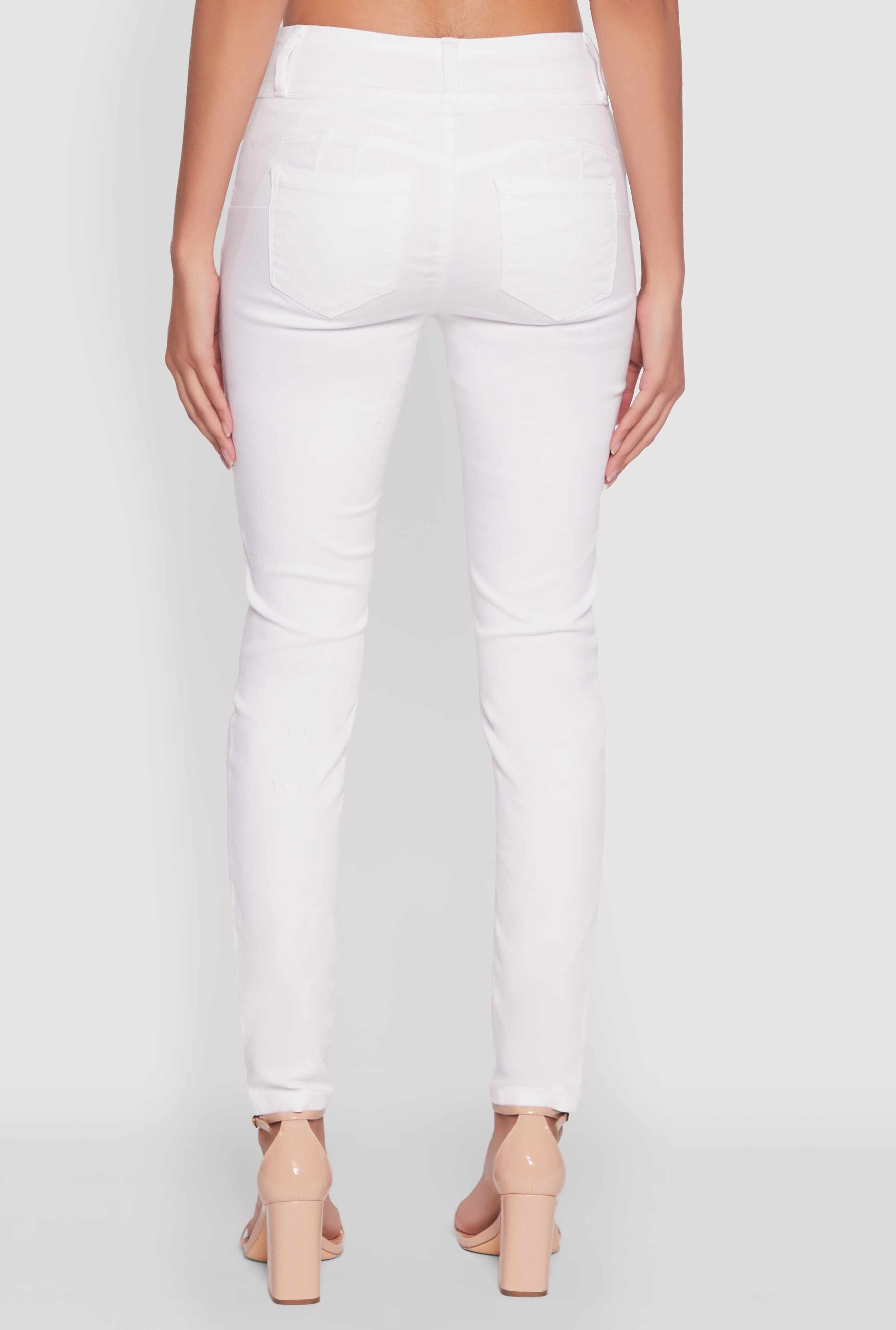 WAX High Waisted Push Up Skinny Jeans