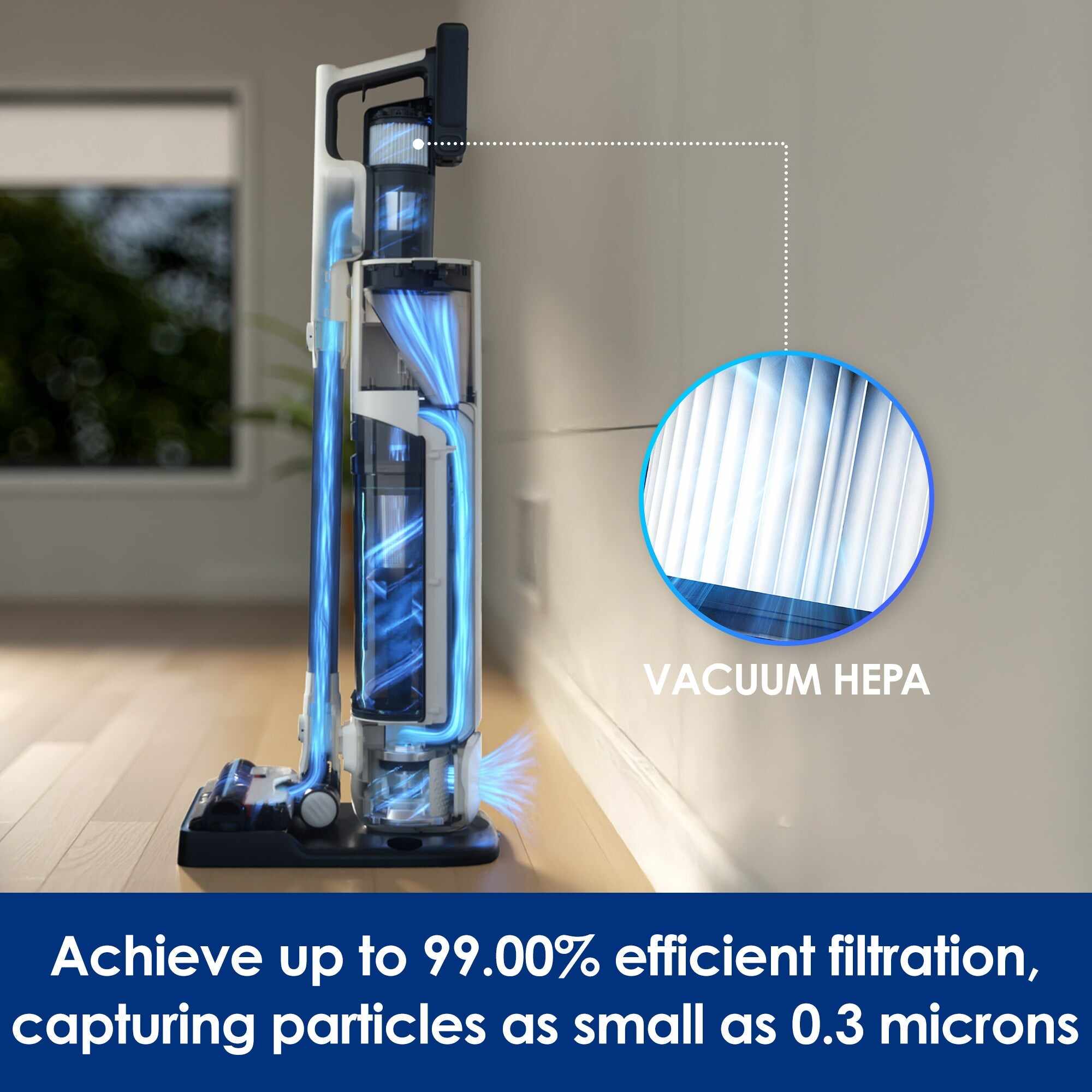 Tineco Pure ONE STATION5 Cordless Vacuum Cleaner Replacement HEPA Filter & Cover Assembly