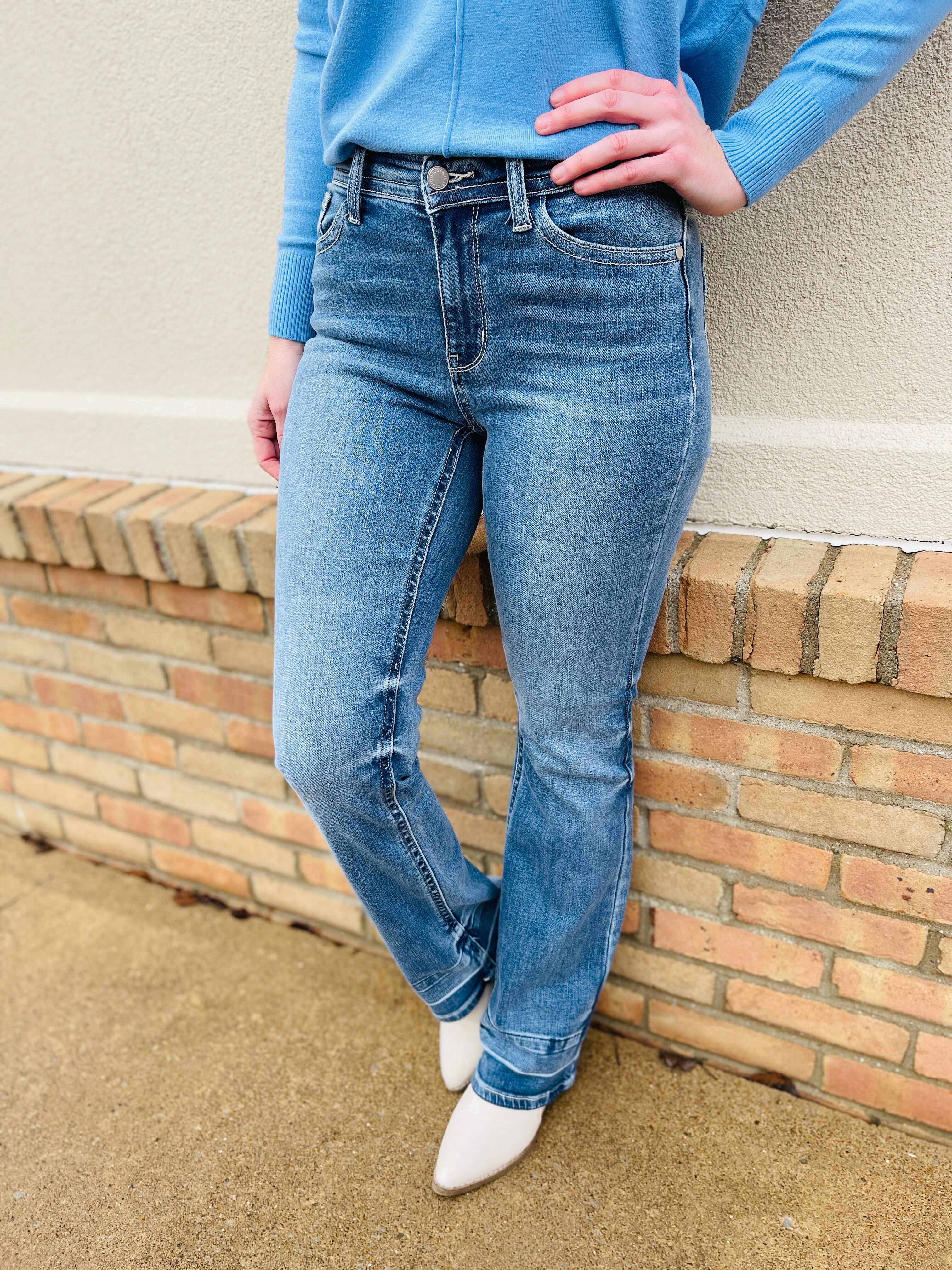 PLUS/REG Bet Your Boots Bootcut Jeans
