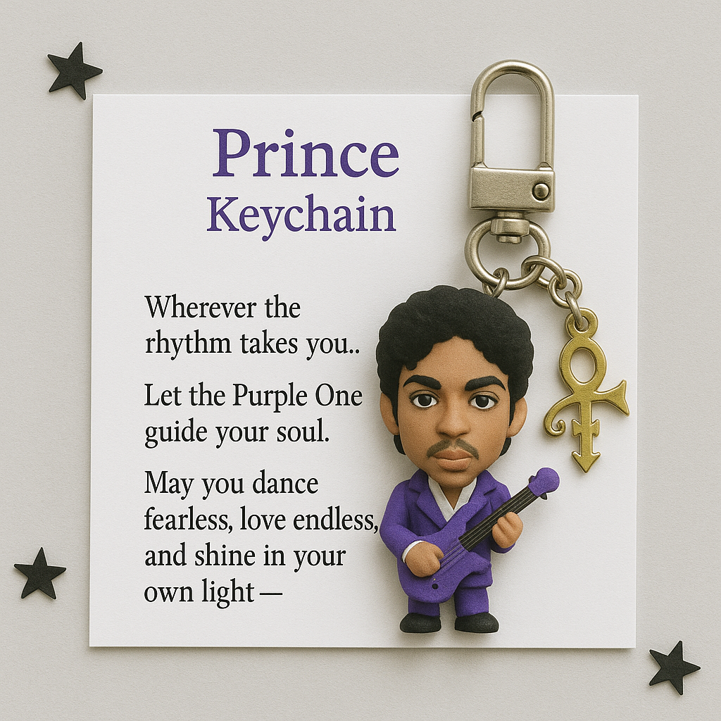 Prince Commemorative Keychain