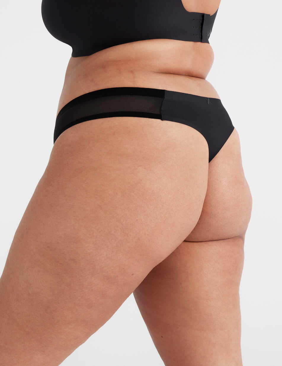 Light Leakproof No-Show Mesh Thong