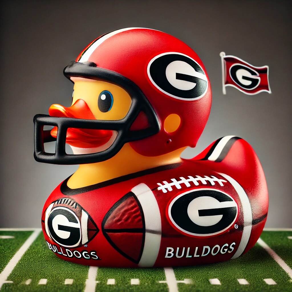 SEC Football Rubber Duck