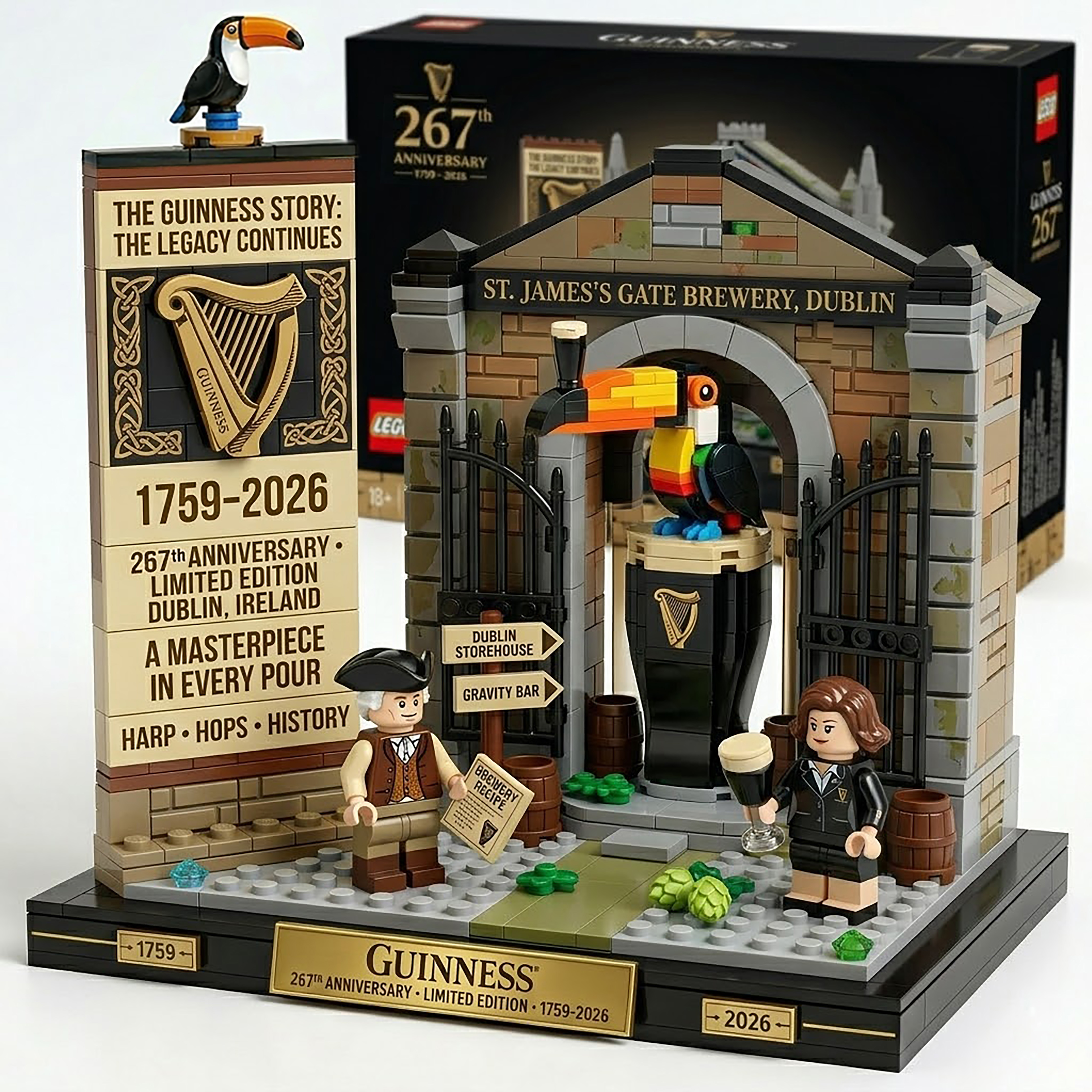 🍺 Guinness 267th Anniversary Limited Edition Building Set
