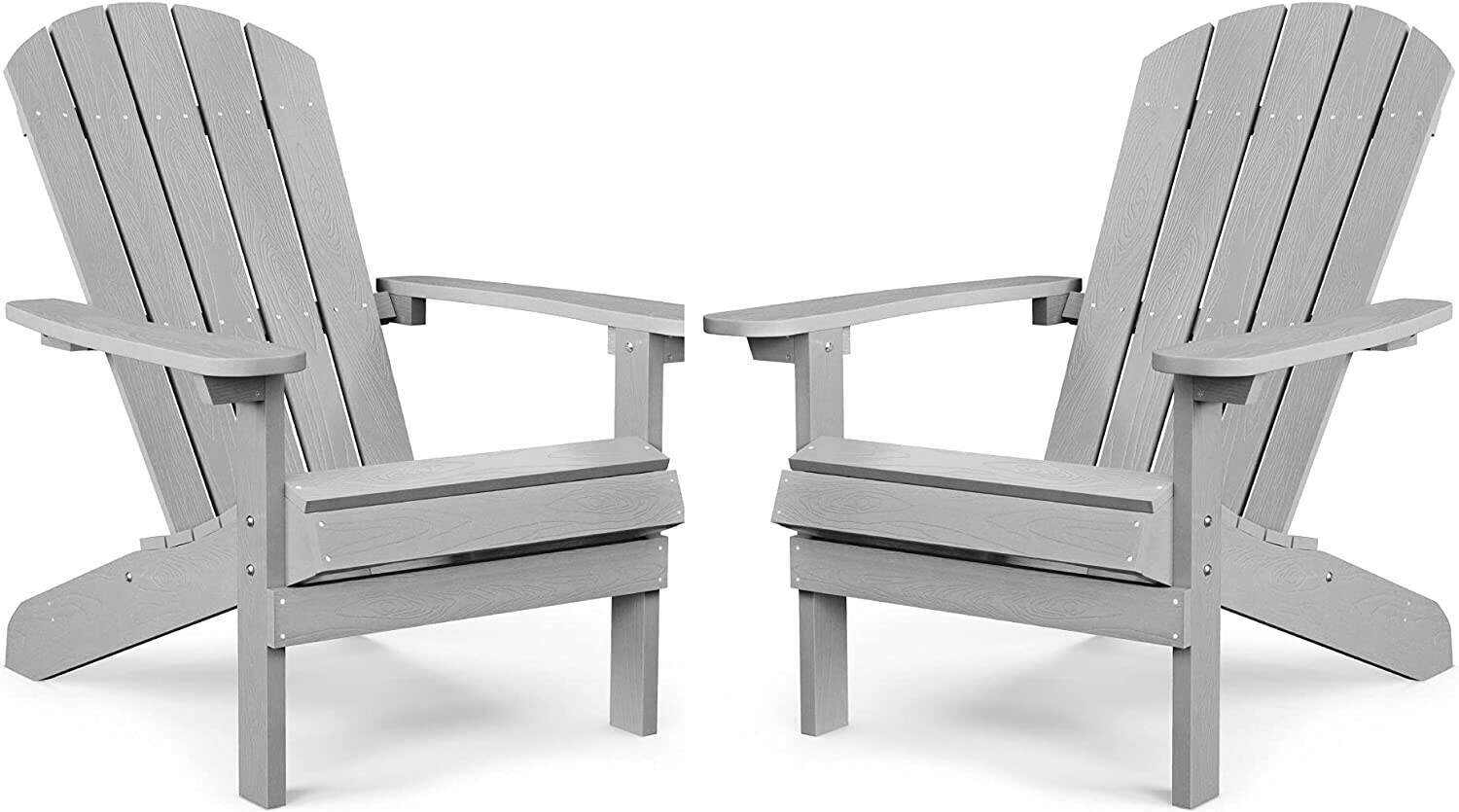 Adirondack Chair ,Patio Chairs 5 Steps Easy Installation,Widely Used in Outdoor, Fire Pit, Deck, Outside, Garden, Campfire Chairs