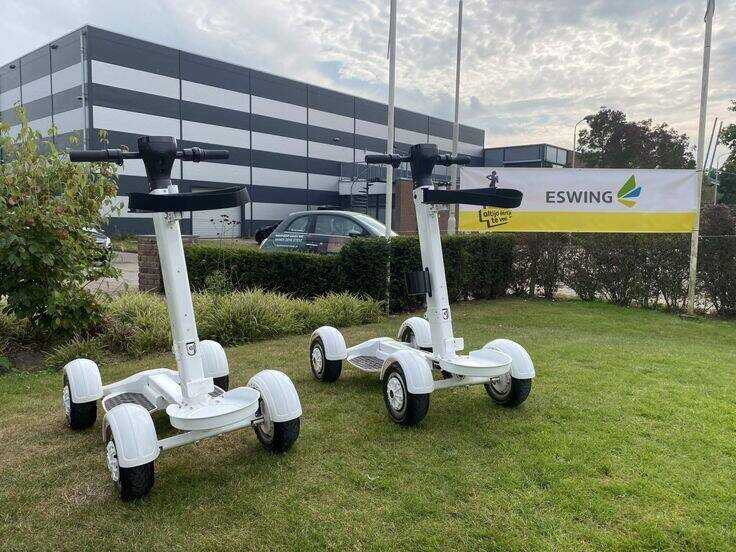 🔥clearance sale✨Four Wheel Golf Electric Folding Light Longboard Lawn Course Scooter🏌️