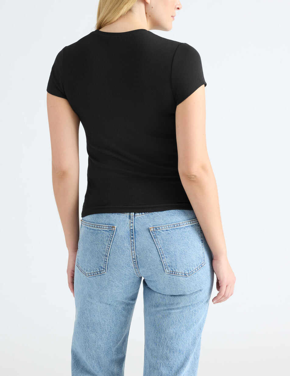 Modal Rib T-Shirt