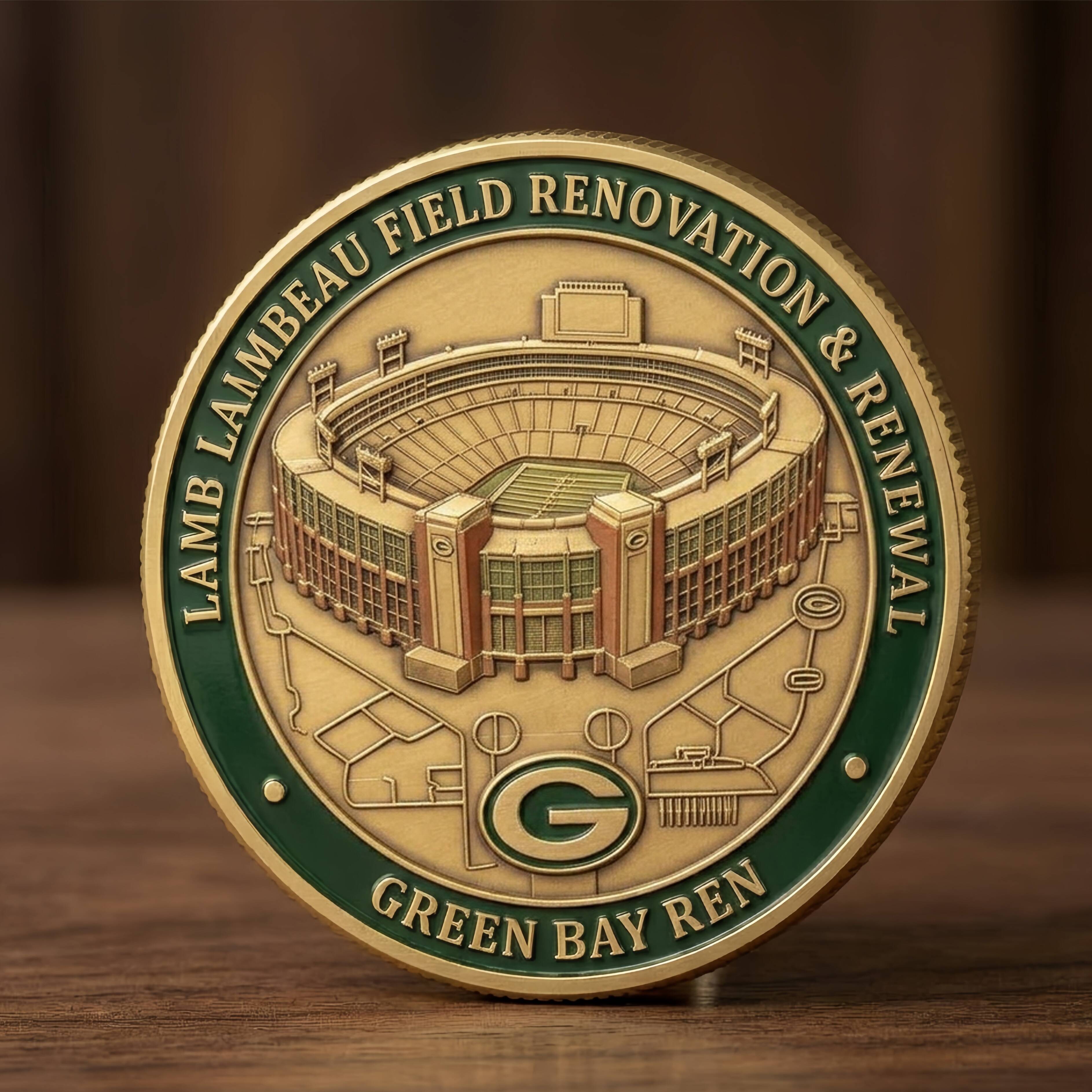 Bob Harlan-Green Bay Packers Commemorative Coin