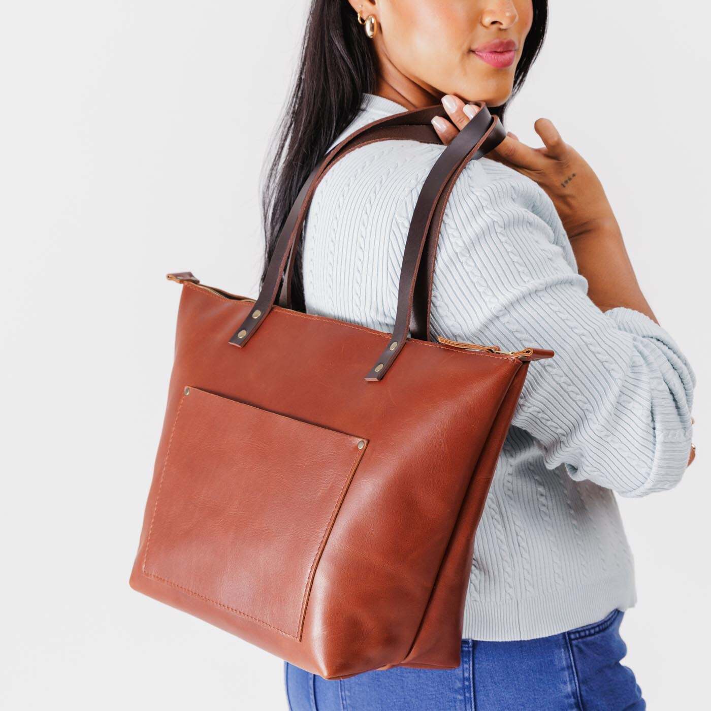 Leather Tote Bag