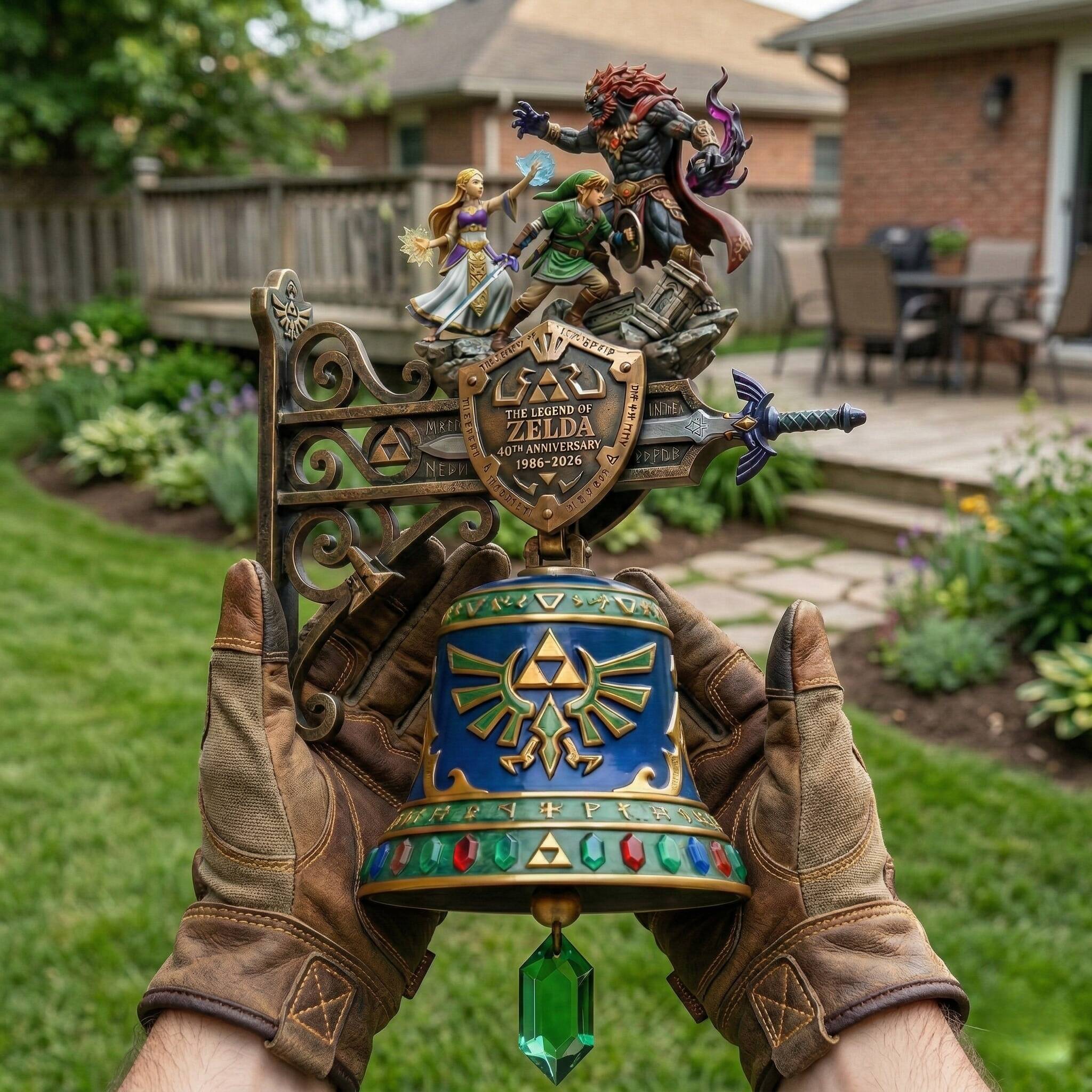 🗡️ The Legend of Zelda – 40th Anniversary Commemorative Bell