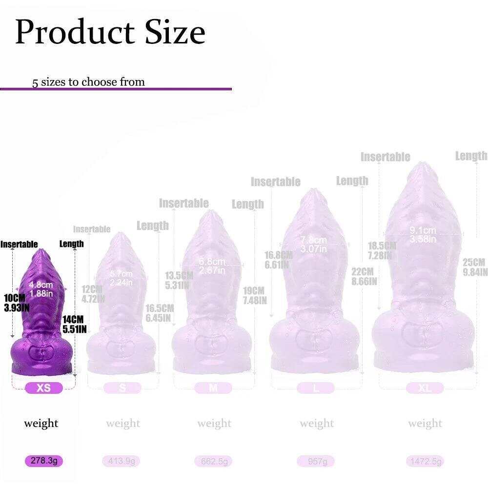 Oieffur Large Ejaculation Dildo With Enema Ball Squirt Liquid Purple Squirting Penis With Suction Cup Sex Toys For Men And Women