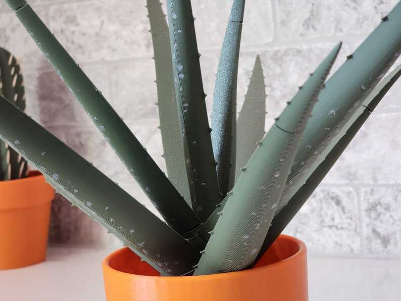 3D Printed Aloe Vera Pen Plant