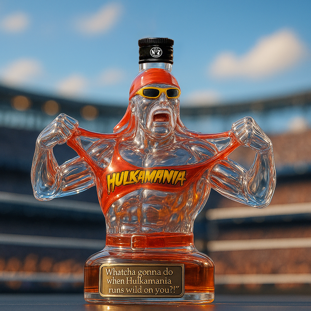 Hulk Hogan Memorial Whiskey Bottle