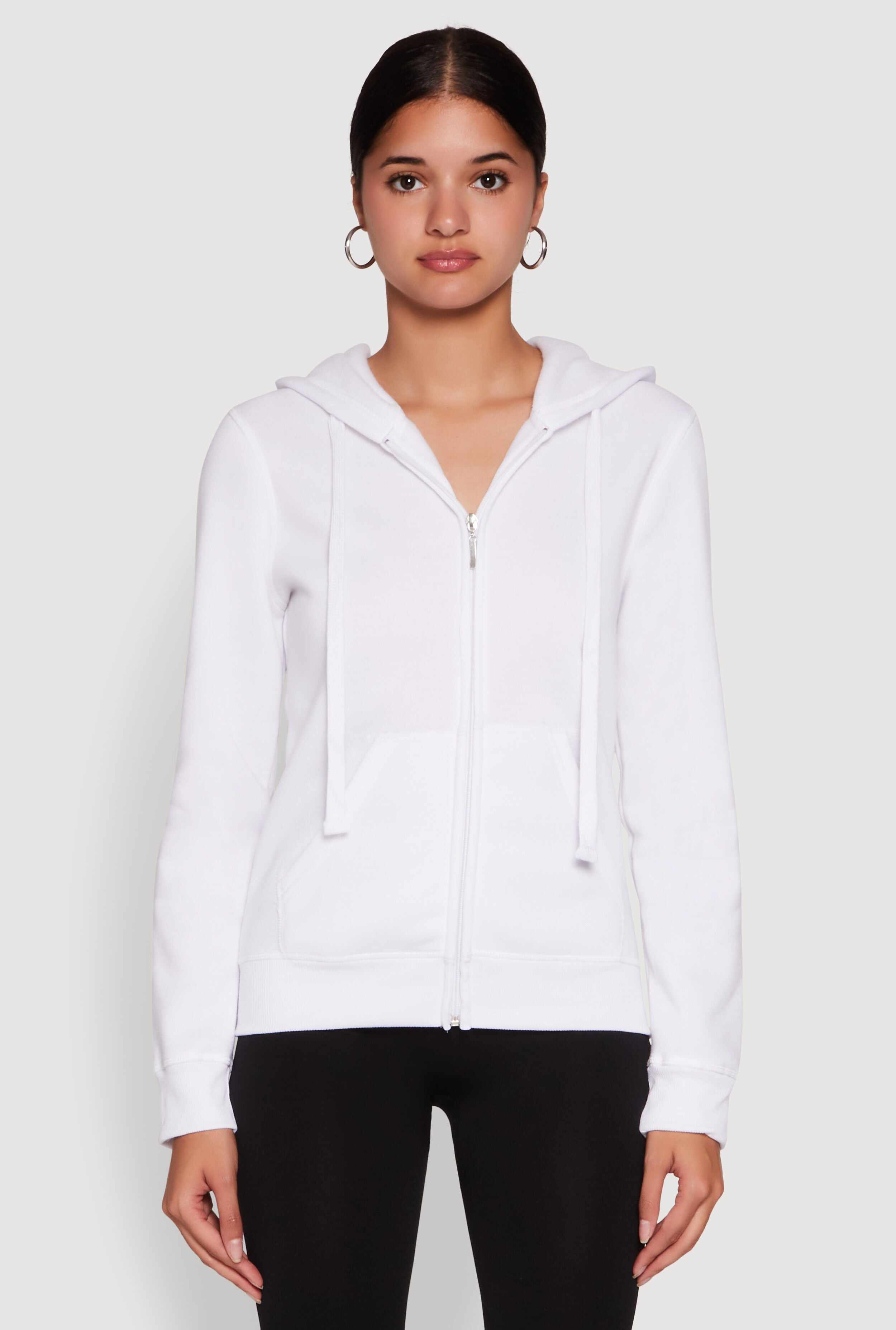 Trendy Fleece Lined Hooded Sweatshirt