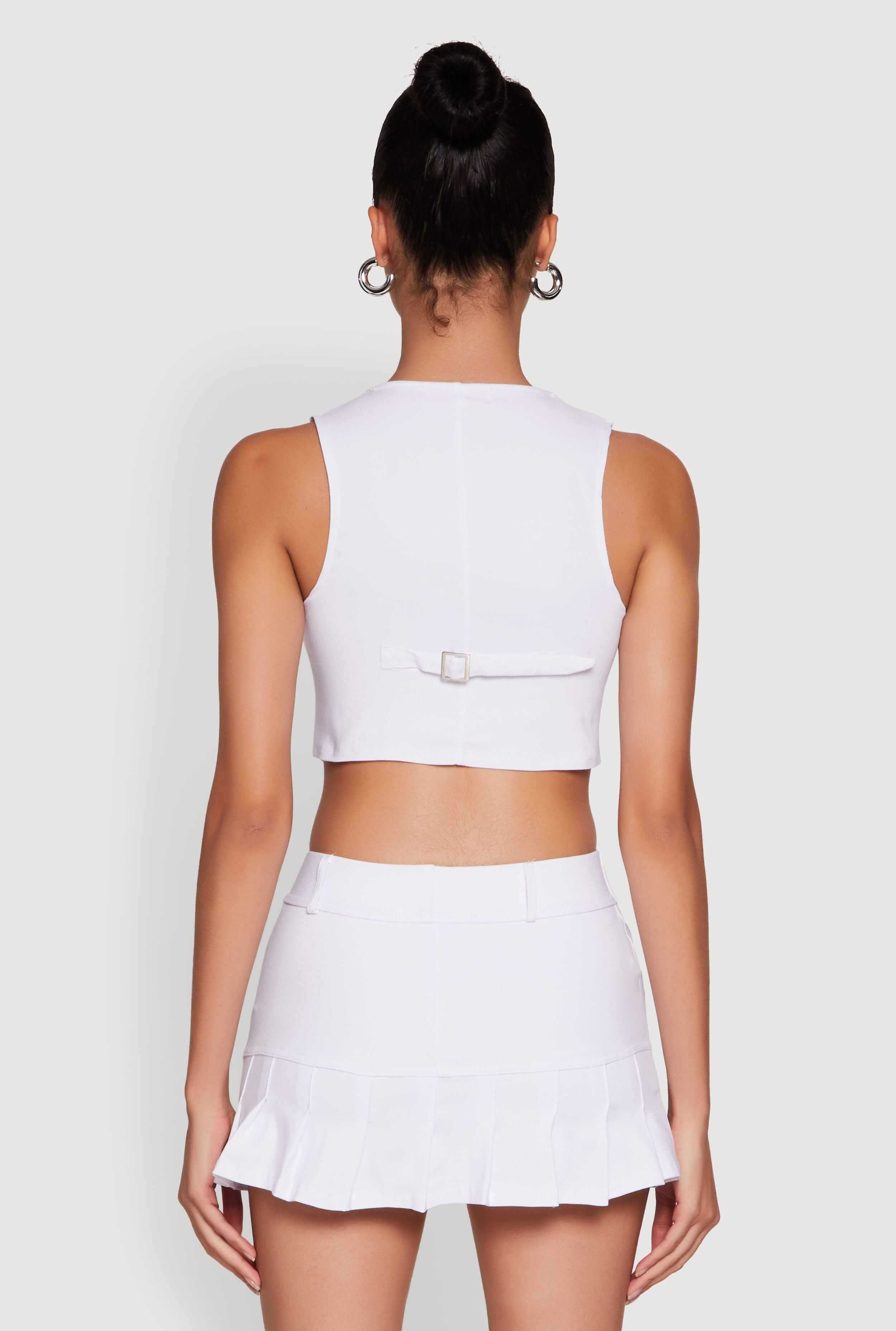 Trendy Hyperstretch V-Neck Cropped Vest