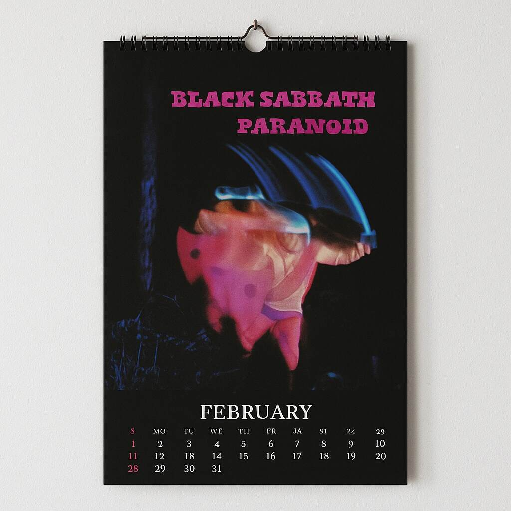 Black Sabbath Farewell Tour Calendar