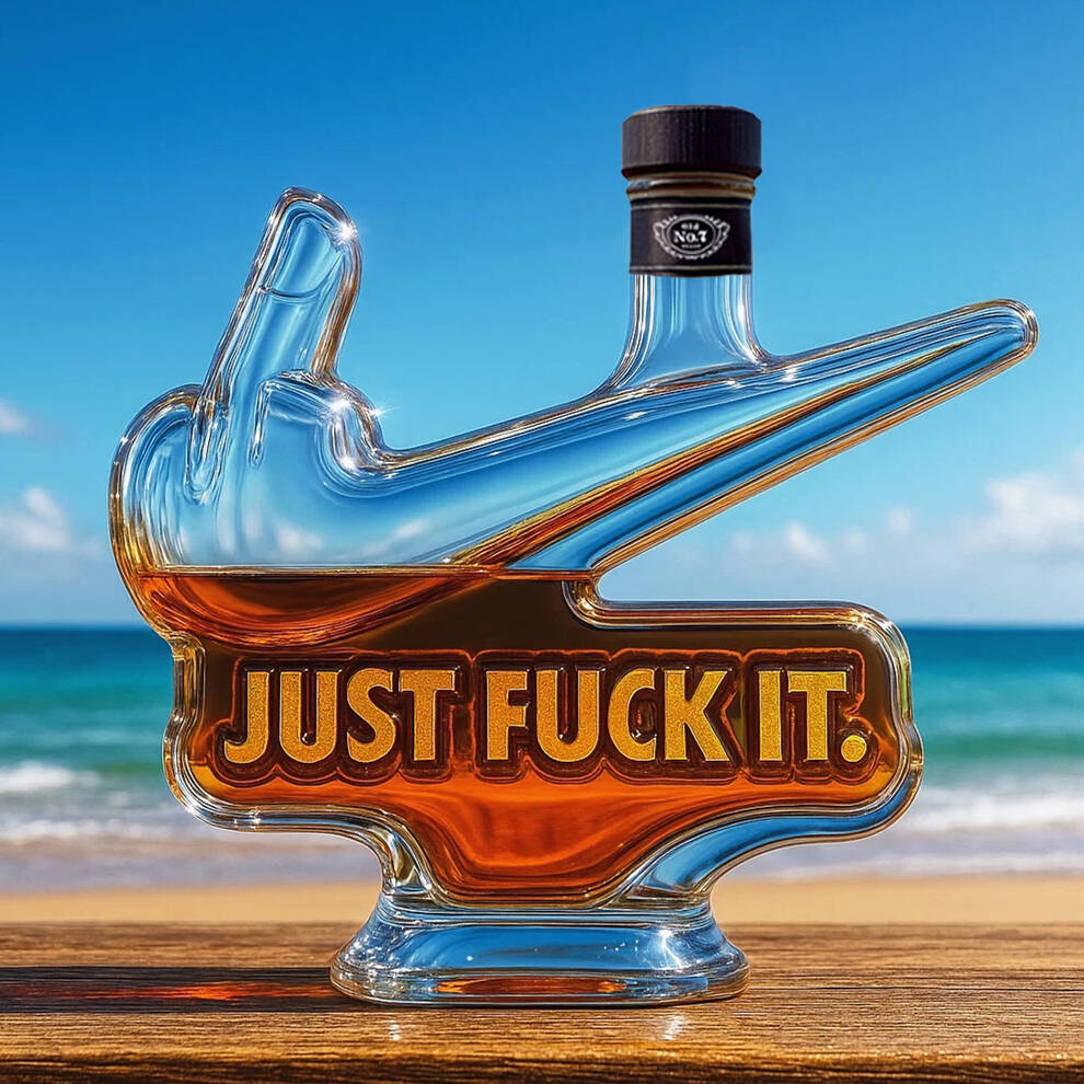 Funny & Rebellious Whisky Bottle