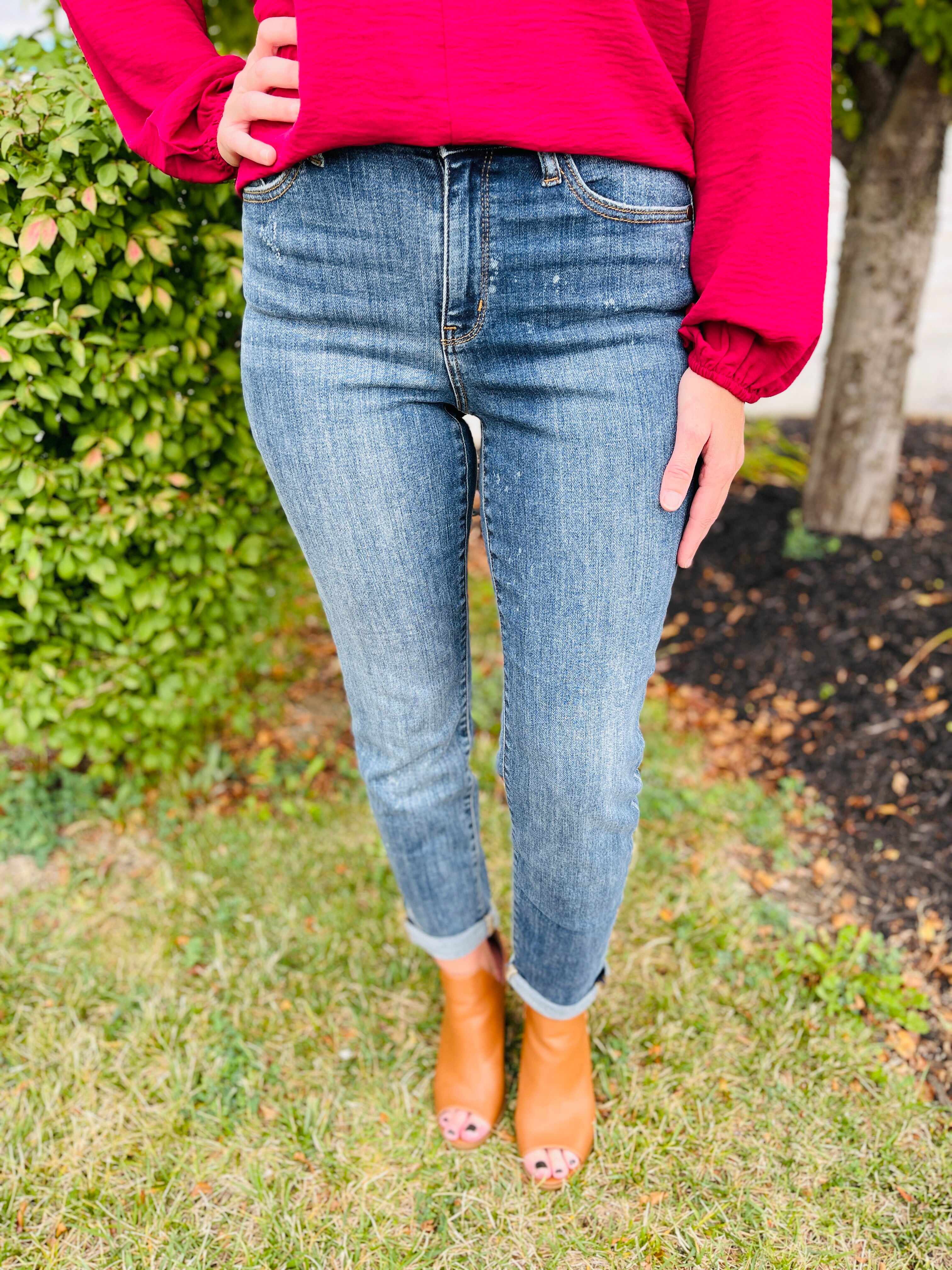 RESTOCK! PLUS/REG Bleach Vibes Nondistressed Bleach Splatter Boyfriend Jeans