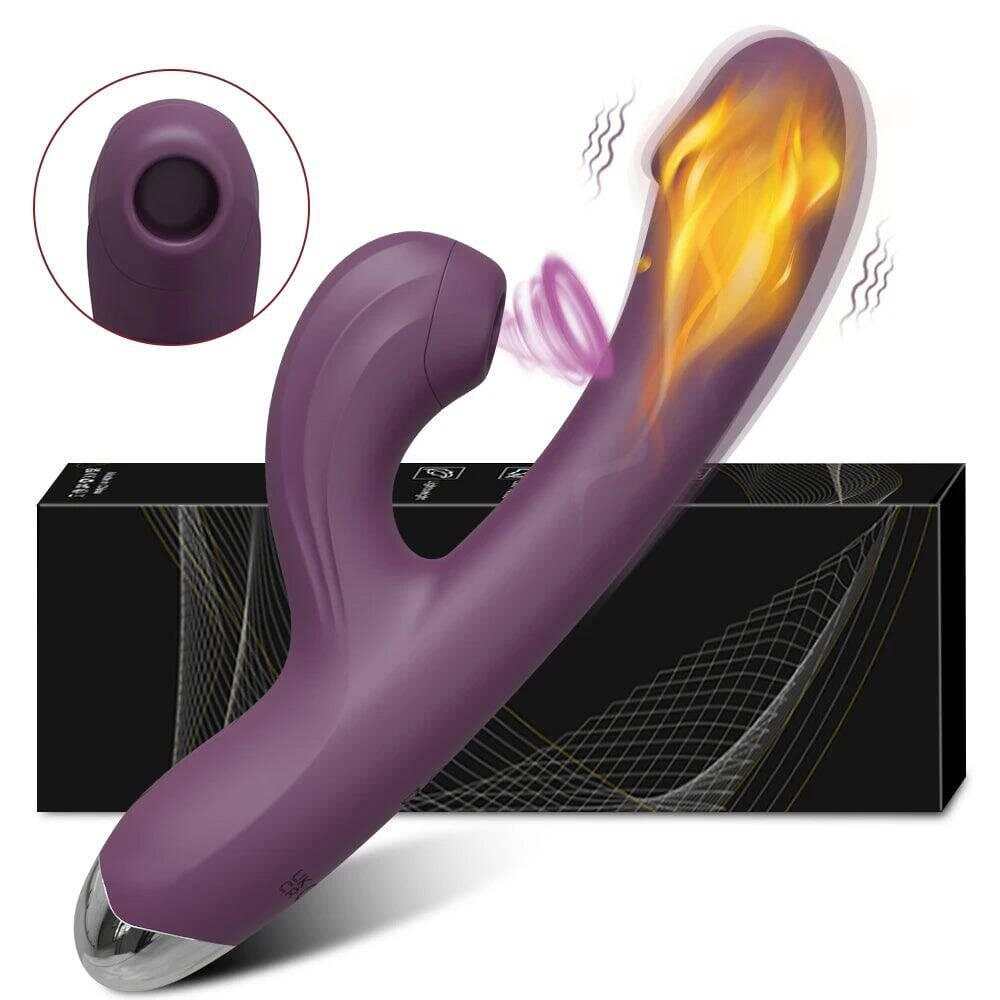 2-in-1 Clit Sucker Vibrator – G-Spot & Clitoral Vacuum Stimulator