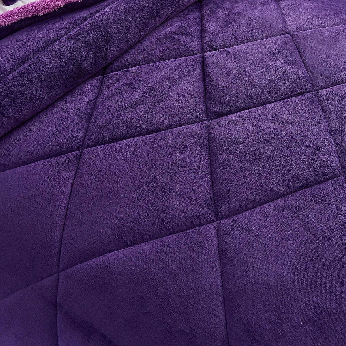 Fleece/ Sherpa Down Alternative 3-piece Comforter Set