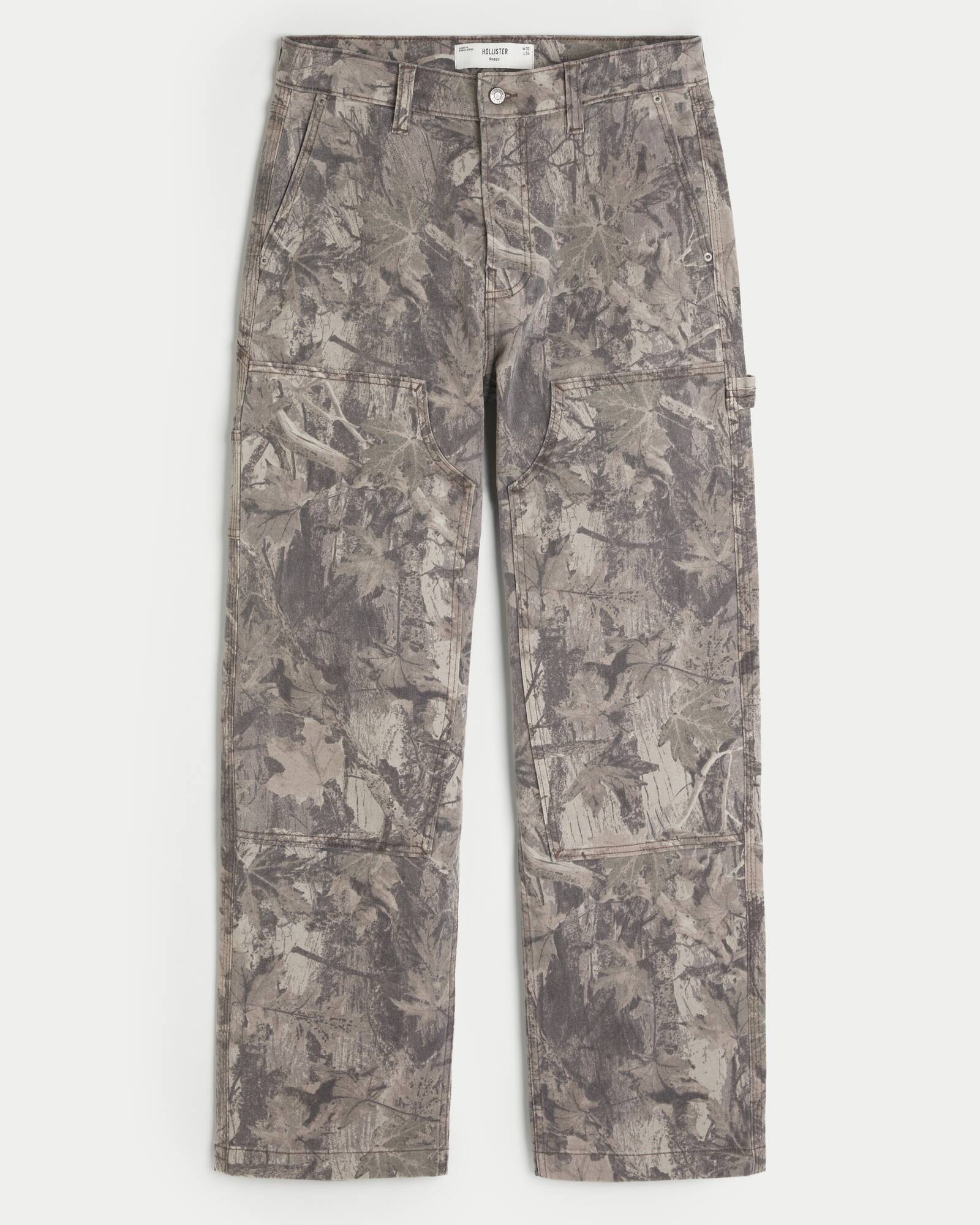 Railroad Stripe Baggy Painter Jeans