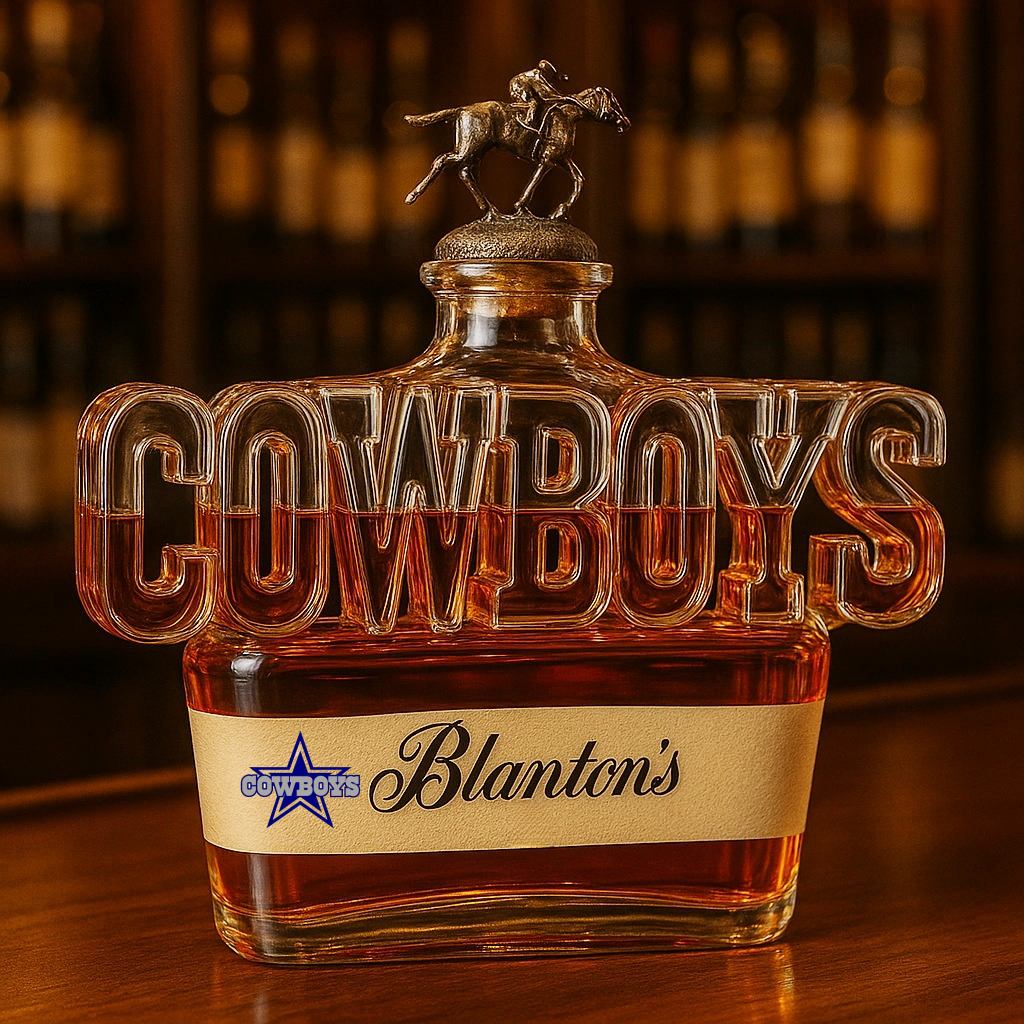 Dallas Cowboys Whiskey Bottle