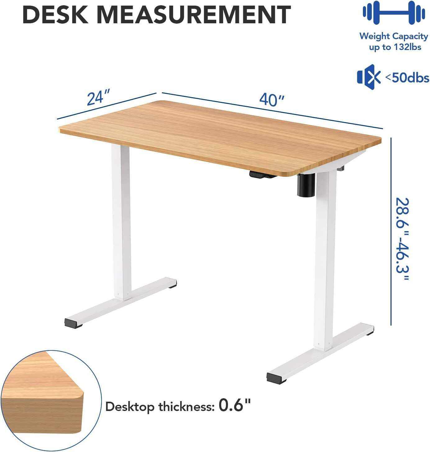 2024 New Electric Lift Computer Desk