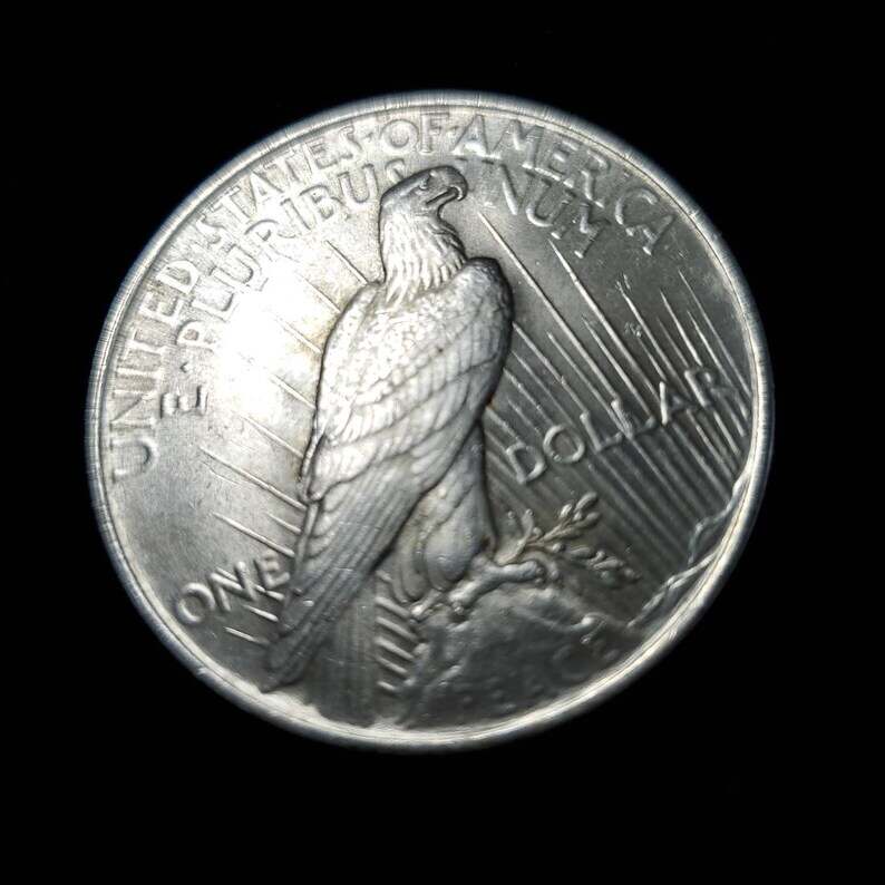1922  Silver Peace Dollar AU  -  Lot#929 Reg 49