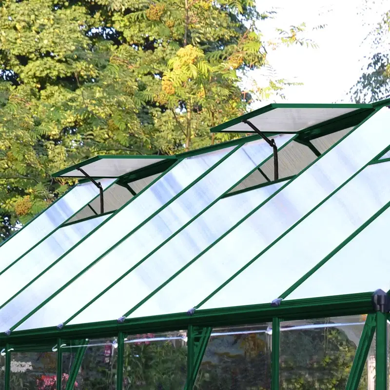 Palram - Canopia Balance 8' W Hobby Greenhouse - Green